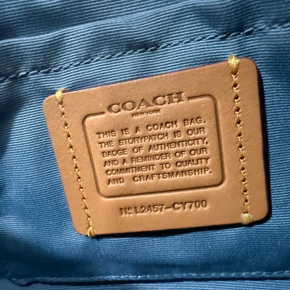 Coach Ashton Denim Signature Crossbody Shoulder Bag Set | 2024 w card holder - Picture 10 of 11
